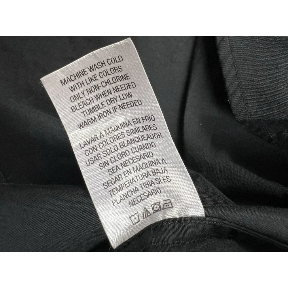 David Taylor‎ Shirt Mens 3XL Black Button Up Long Sleeve Cotton Blend Casual - Picture 11 of 12